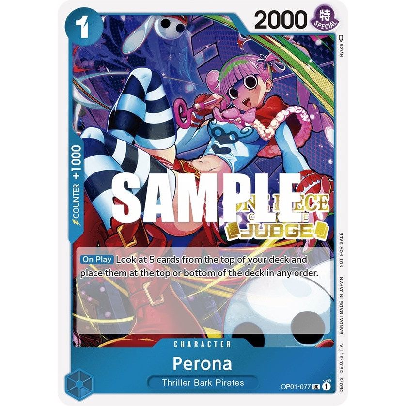 Image for Perona (Judge Pack Vol. 2) (OP01-077) (OP-PR) - One Piece Card Game
