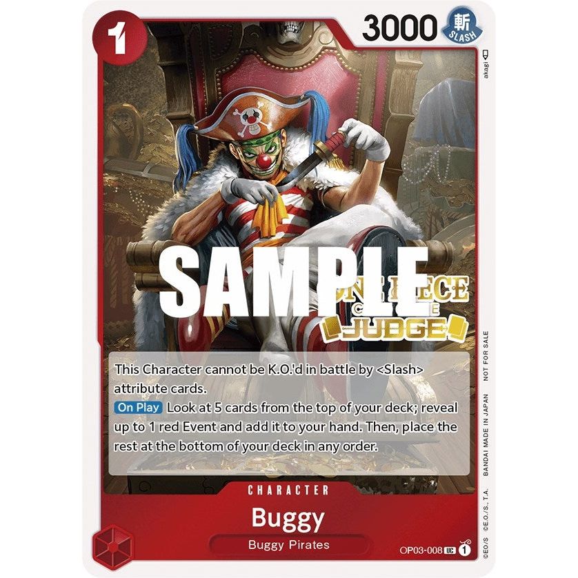 Image for Buggy (Judge Pack Vol. 2) (OP03-008) (OP-PR) - One Piece Card Game
