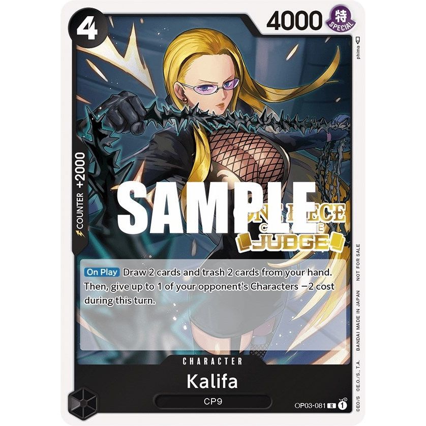 Image for Kalifa (Judge Pack Vol. 2) (OP03-081) (OP-PR) - One Piece Card Game