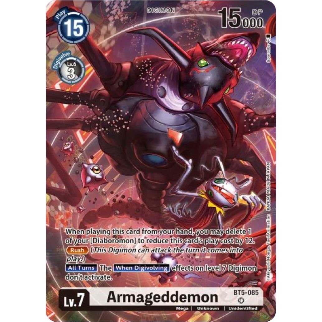 Image for Armageddemon (Tamer Goods Set Diaboromon) (BT5-085 SR) (BT05) - Digimon Card Game