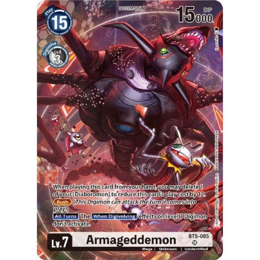 Image for Armageddemon (Tamer Goods Set Diaboromon) (BT5-085 SR) (BT05) - Digimon Card Game