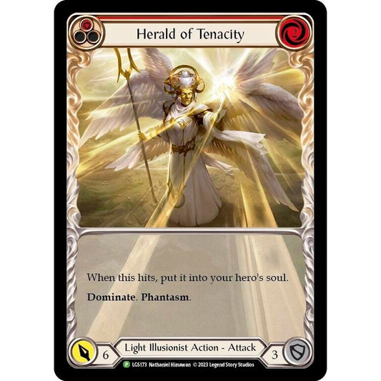 Image for Herald of Tenacity (Red) - LGS173 (LGS173) (PR) - Flesh and Blood TCG