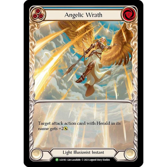 Image for Angelic Wrath (Blue) - LGS163 (LGS163) (PR) - Flesh and Blood TCG
