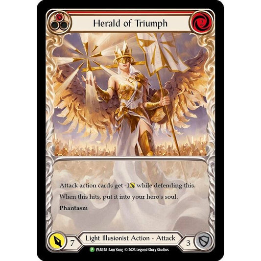 Image for Herald of Triumph (Red) - FAB158 (FAB158) (PR) - Flesh and Blood TCG