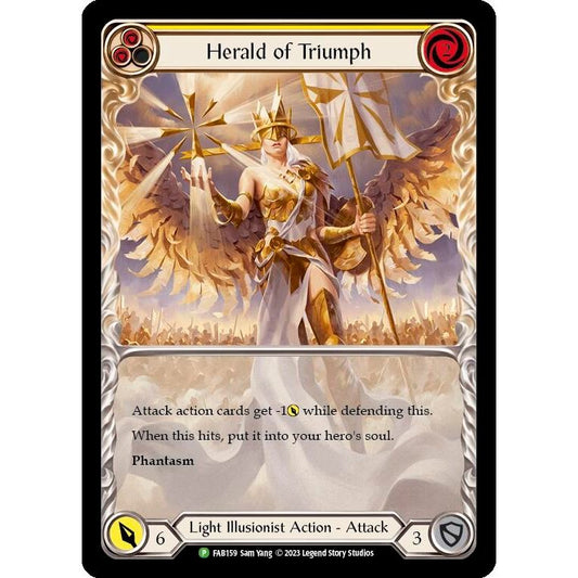 Image for Herald of Triumph (Yellow) - FAB159 (FAB159) (PR) - Flesh and Blood TCG
