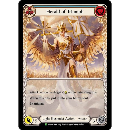 Image for Herald of Triumph (Blue) - FAB160 (FAB160) (PR) - Flesh and Blood TCG