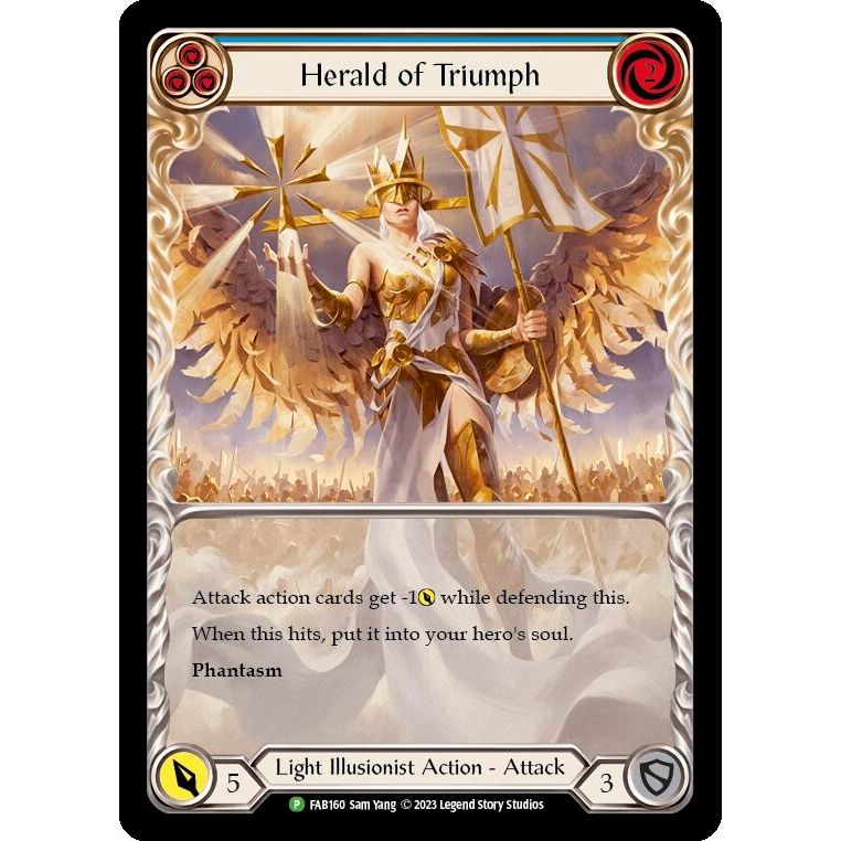 Image for Herald of Triumph (Blue) - FAB160 (FAB160) (PR) - Flesh and Blood TCG