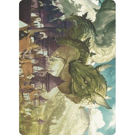 Image for Beanstalk Wurm Art Card (23) (ASWOE) - Magic: The Gathering