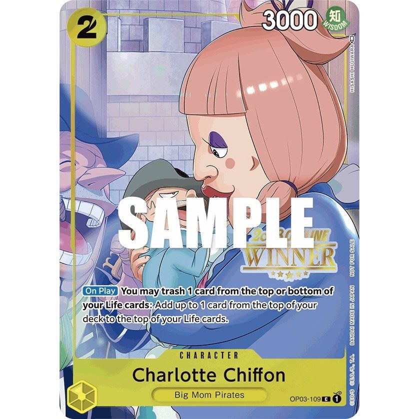 Image for Charlotte Chiffon (Offline Regional 2023) [Winner] (OP03-109) (OP-PR) - One Piece Card Game