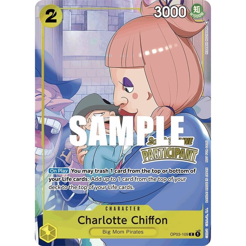 Image for Charlotte Chiffon (Offline Regional 2023) [Participant] (OP03-109) (OP-PR) - One Piece Card Game