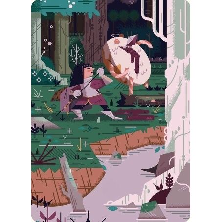 Image for Stab Wound Art Card (69) (ASWOE) - Magic: The Gathering
