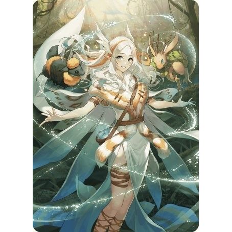 Image for Greater Auramancy Anime Art Card (76) (ASWOE) - Magic: The Gathering