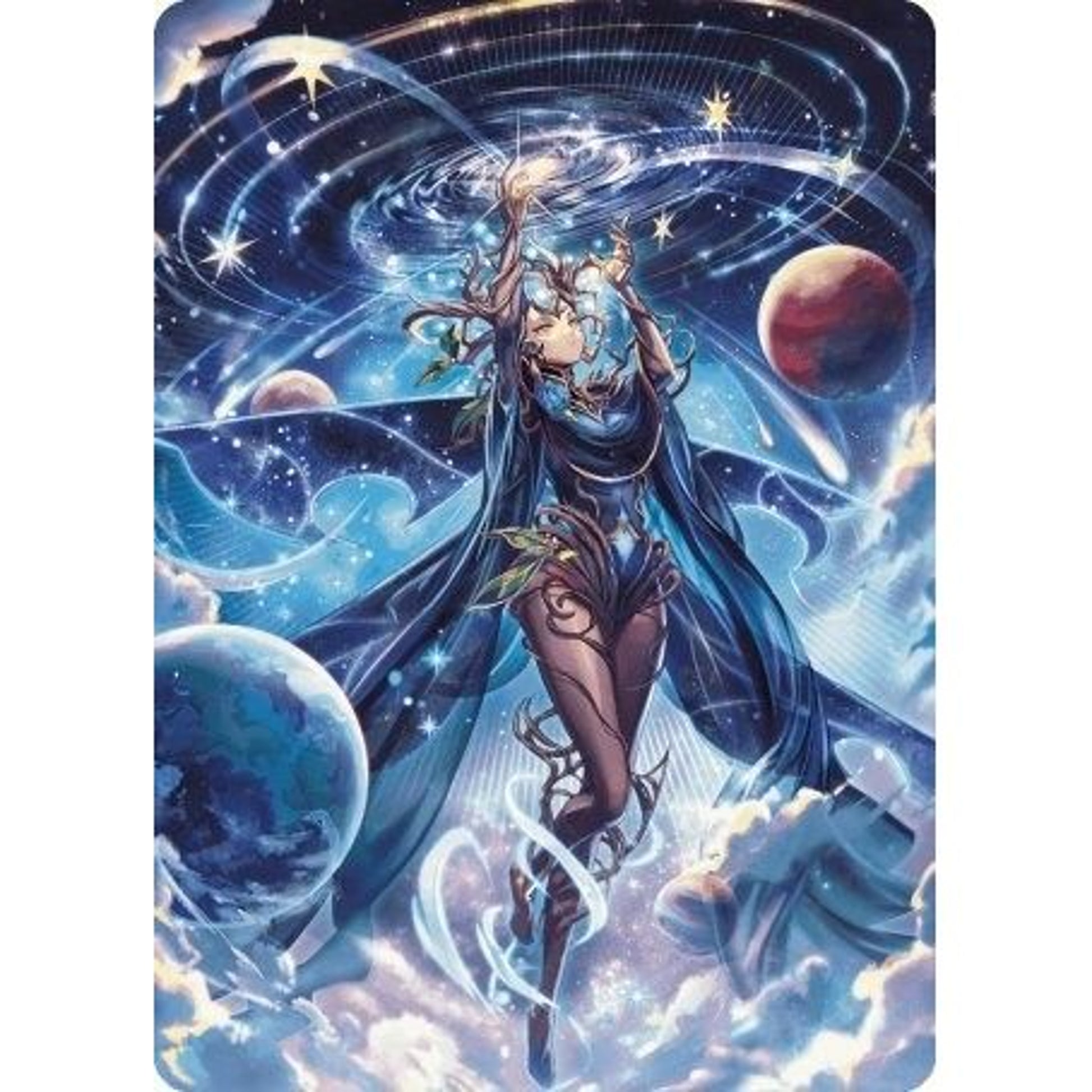 Image for Omniscience Anime Art Card (78) (ASWOE) - Magic: The Gathering