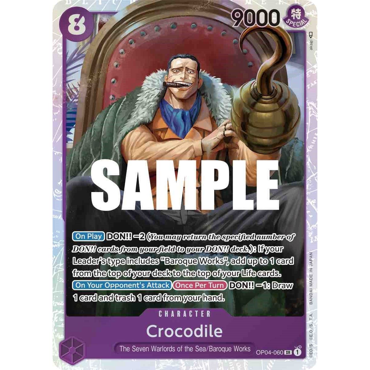 Image for Crocodile (060) (OP04-060) (OP04) - One Piece Card Game