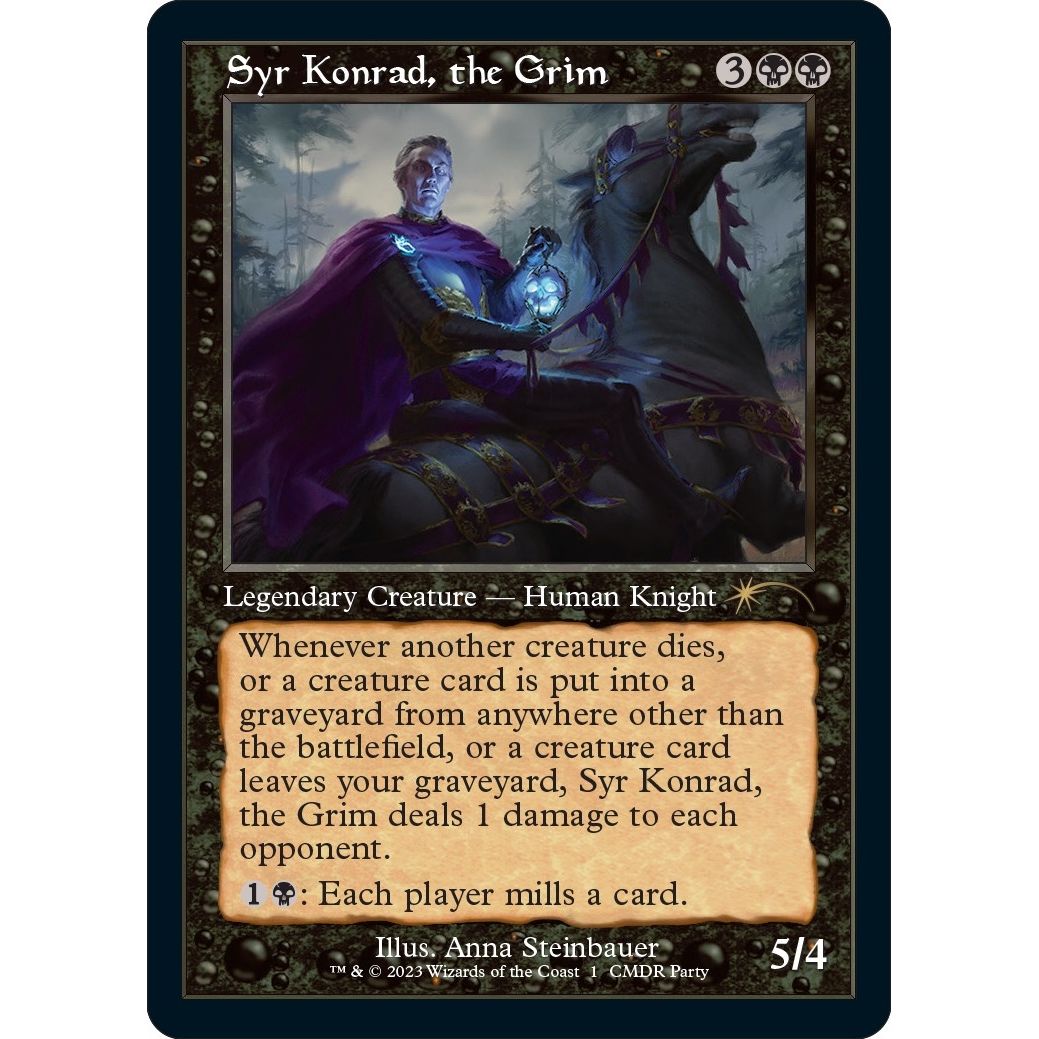 Image for Syr Konrad, the Grim (Retro Frame) (1) (WPN) - Magic: The Gathering