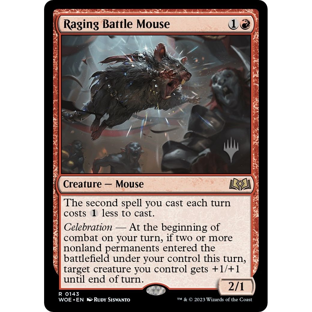 Image for Raging Battle Mouse (143) (PPWOE) - Magic: The Gathering