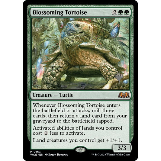 Image for Blossoming Tortoise (163) (PPWOE) - Magic: The Gathering