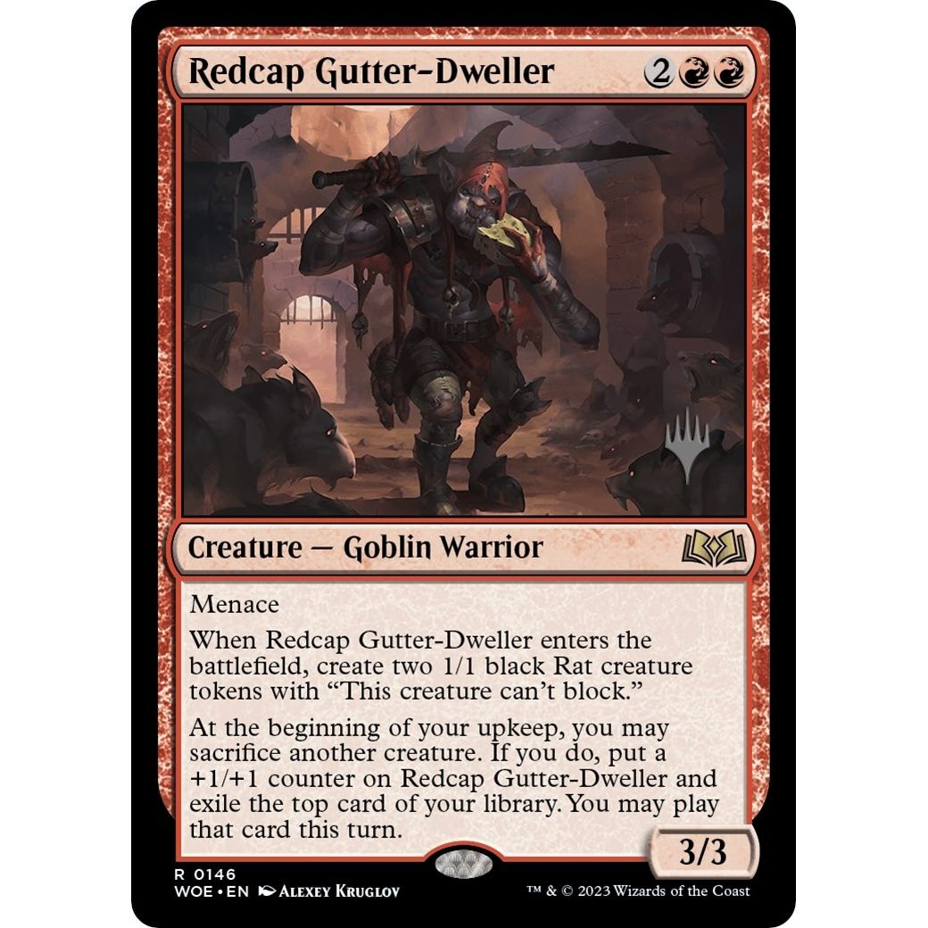 Image for Redcap Gutter-Dweller (146) (PPWOE) - Magic: The Gathering