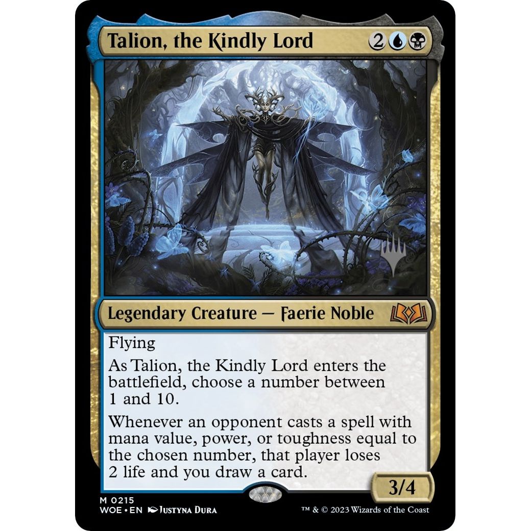 Image for Talion, the Kindly Lord (215) (PPWOE) - Magic: The Gathering