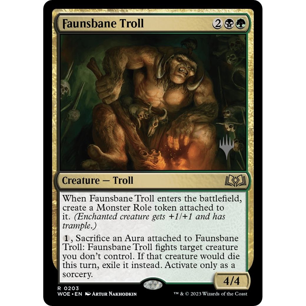 Image for Faunsbane Troll (203) (PPWOE) - Magic: The Gathering