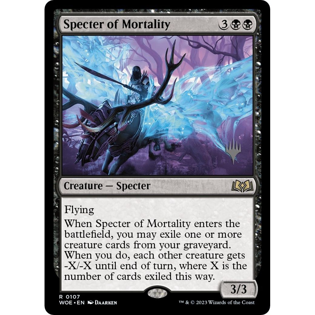 Image for Specter of Mortality (107) (PPWOE) - Magic: The Gathering