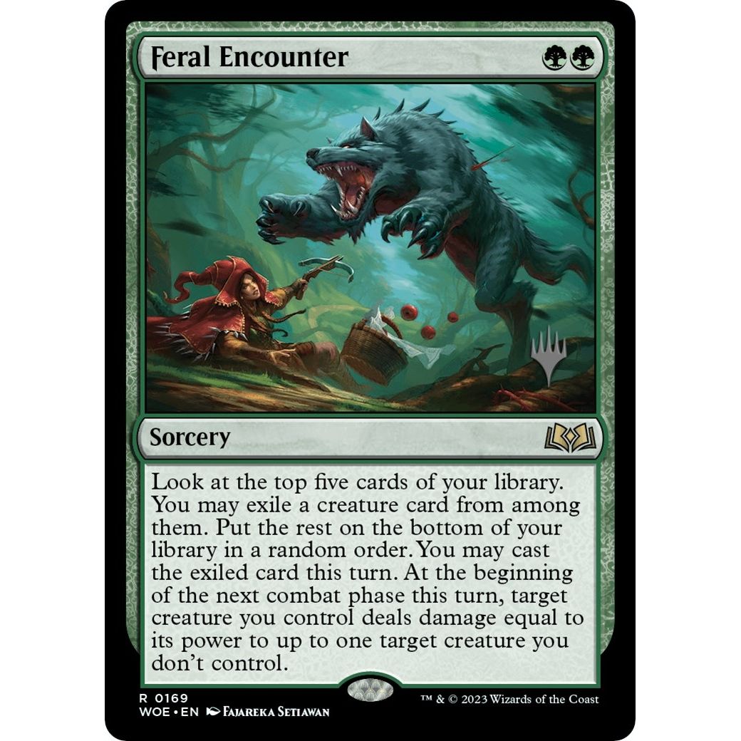 Image for Feral Encounter (169) (PPWOE) - Magic: The Gathering