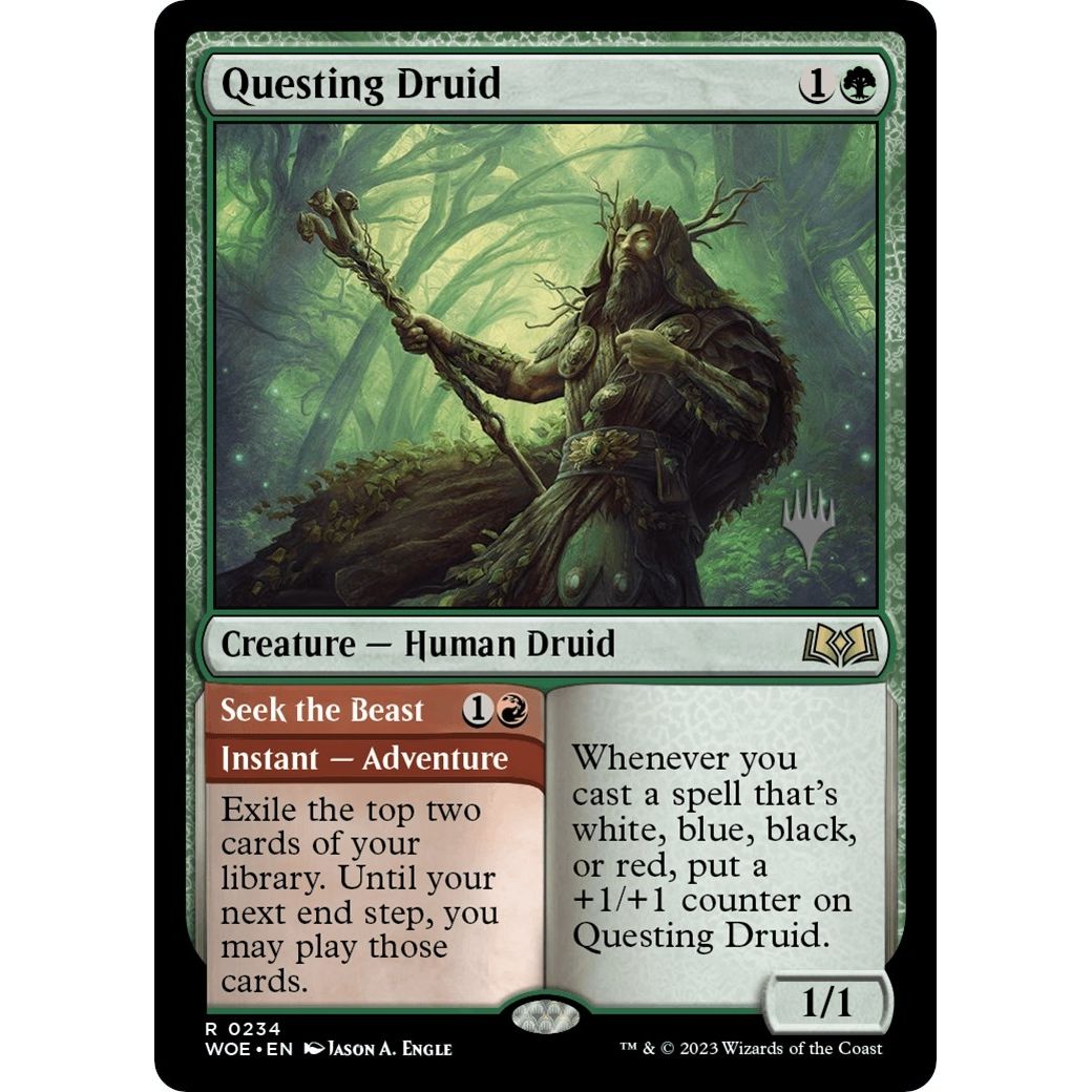 Image for Questing Druid (234) (PPWOE) - Magic: The Gathering