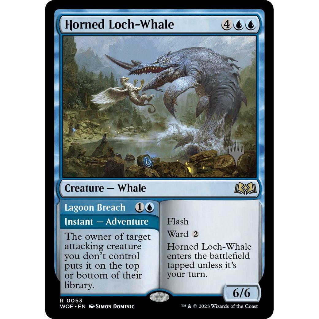 Image for Horned Loch-Whale (53) (PPWOE) - Magic: The Gathering