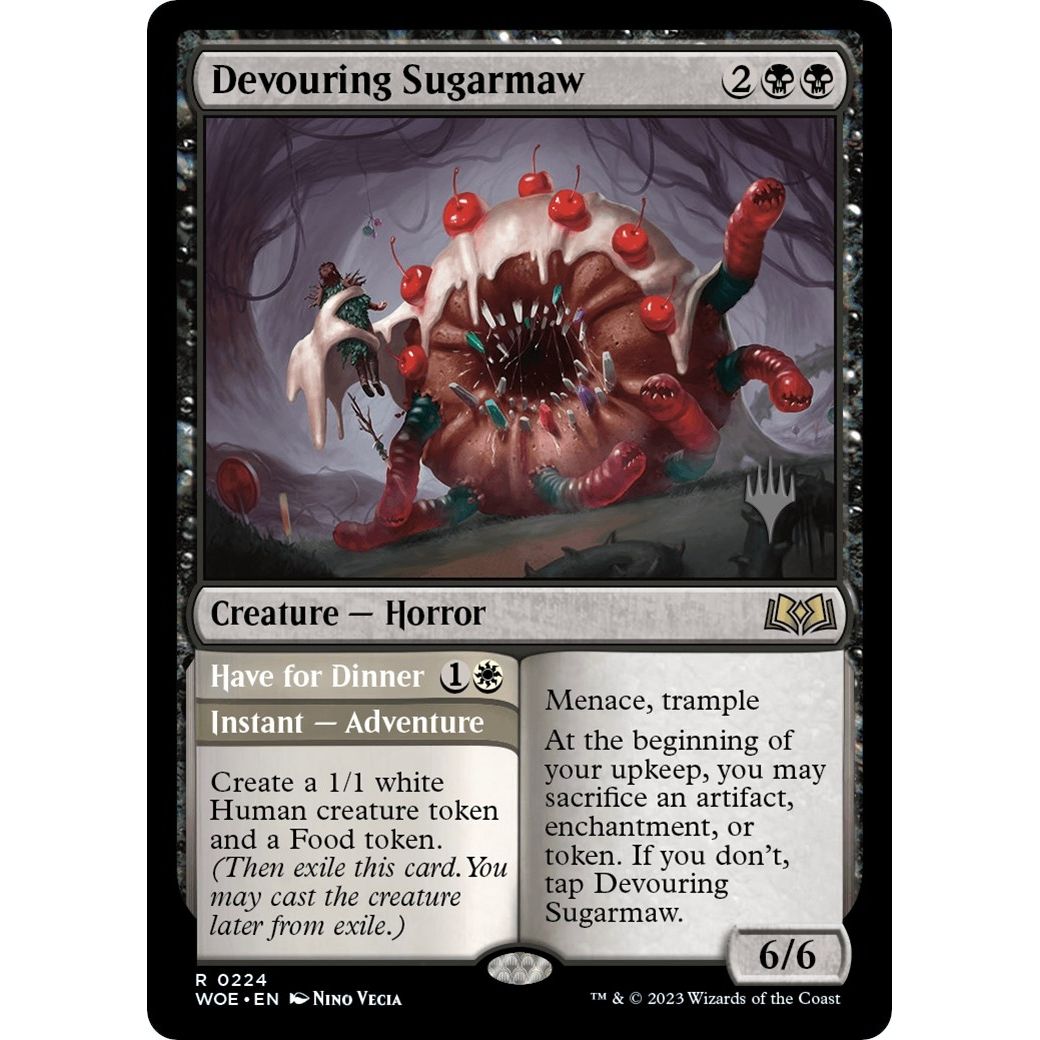 Image for Devouring Sugarmaw (224) (PPWOE) - Magic: The Gathering