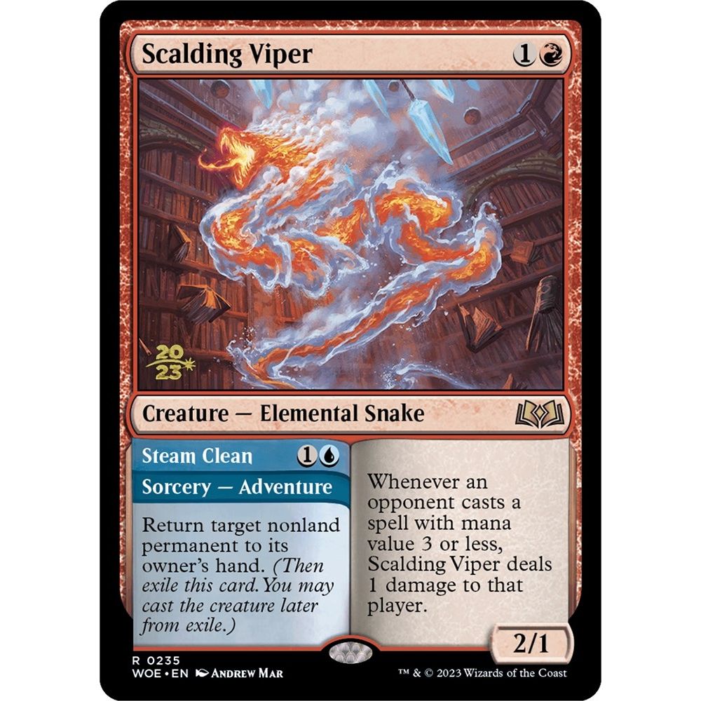Image for Scalding Viper (235) (PRE) - Magic: The Gathering