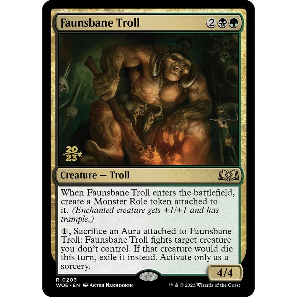 Image for Faunsbane Troll (203) (PRE) - Magic: The Gathering