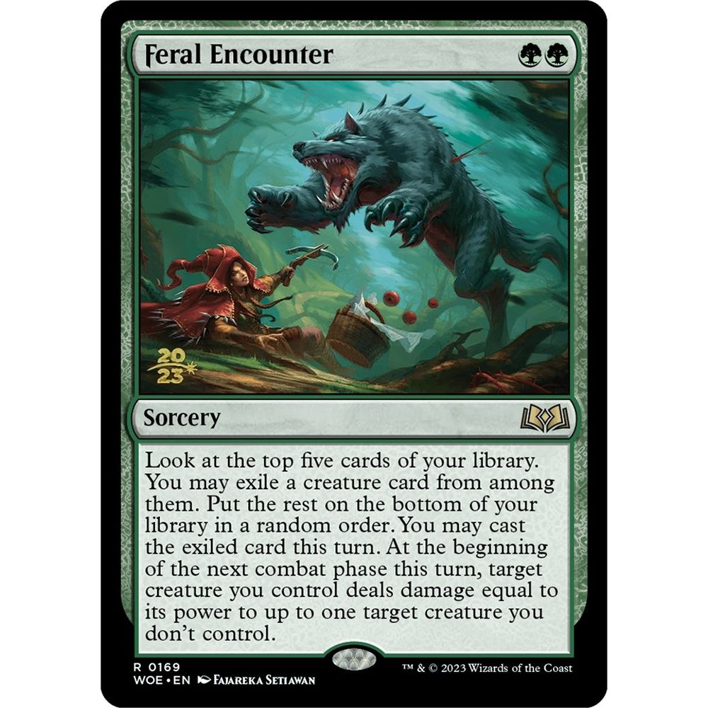 Image for Feral Encounter (169) (PRE) - Magic: The Gathering