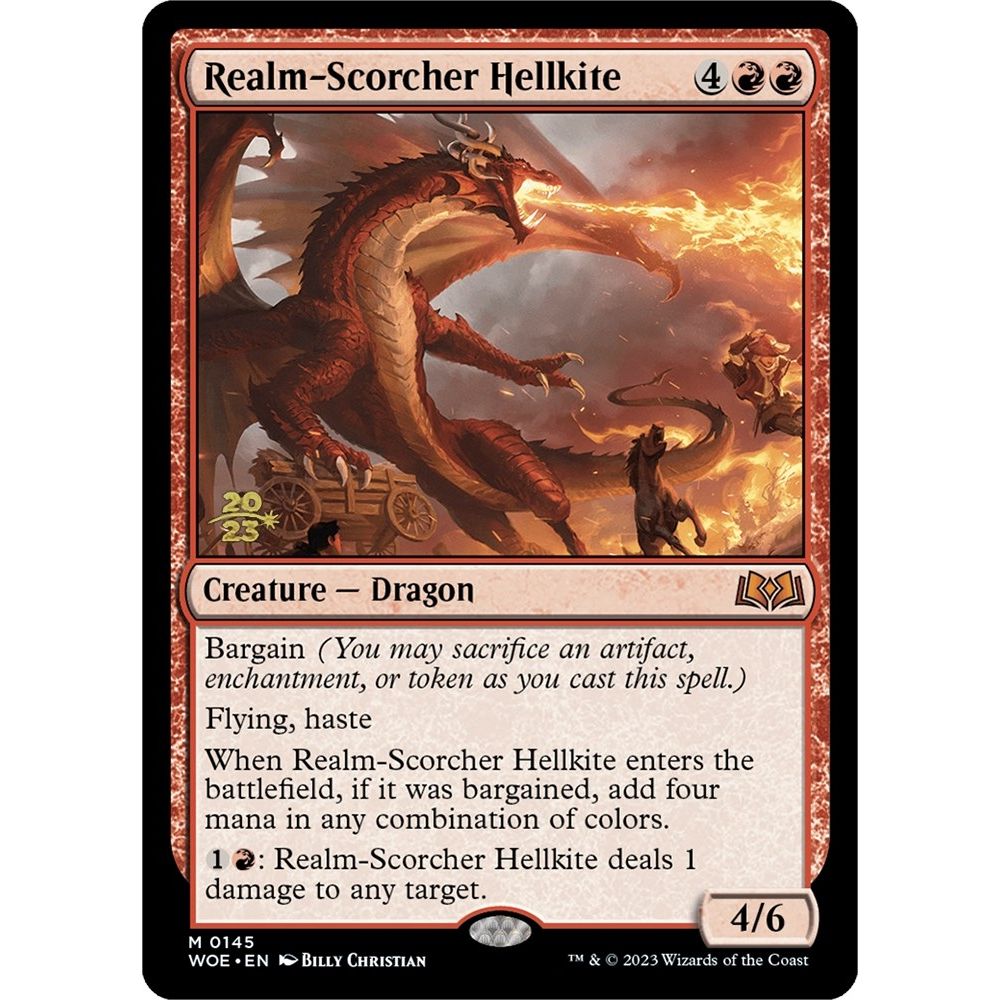 Image for Realm-Scorcher Hellkite (145) (PRE) - Magic: The Gathering