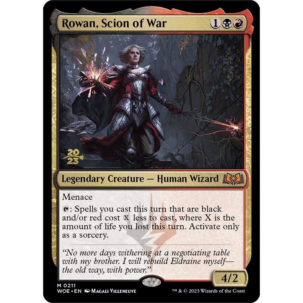 Image for Rowan, Scion of War (211) (PRE) - Magic: The Gathering