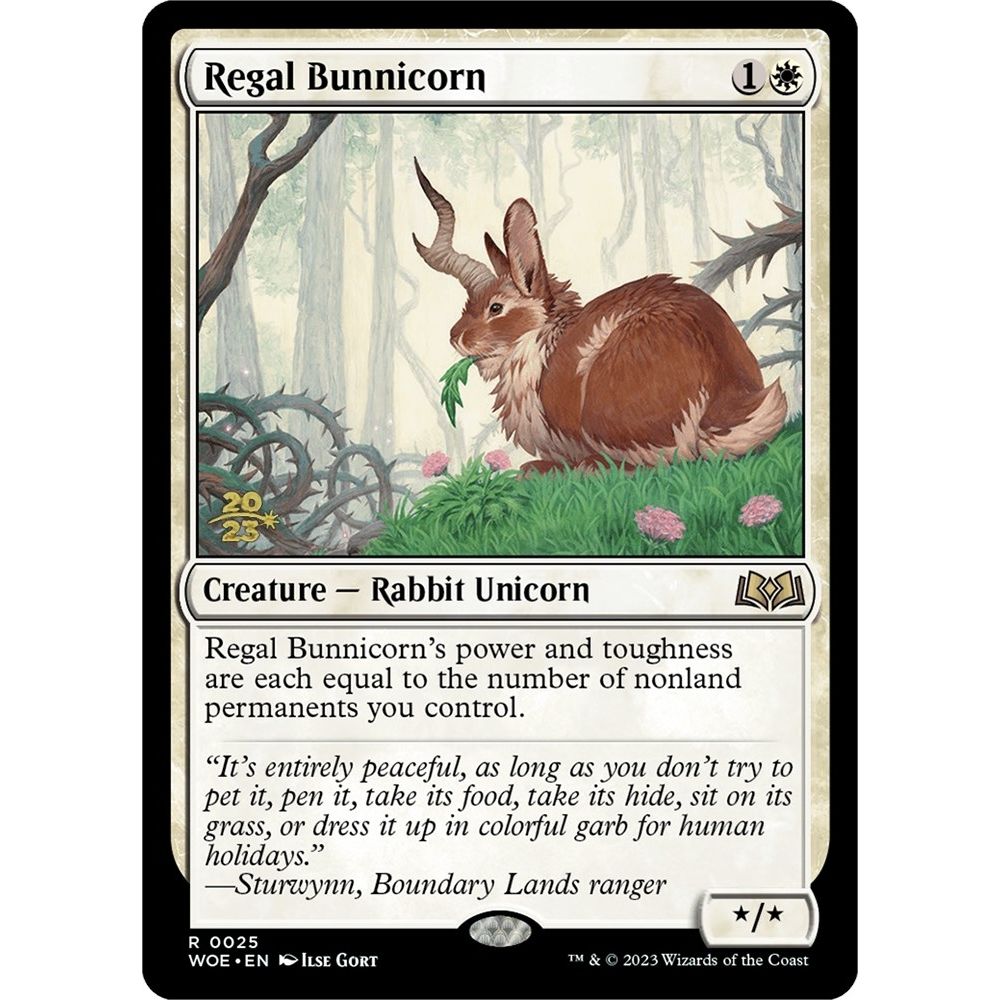 Image for Regal Bunnicorn (25) (PRE) - Magic: The Gathering