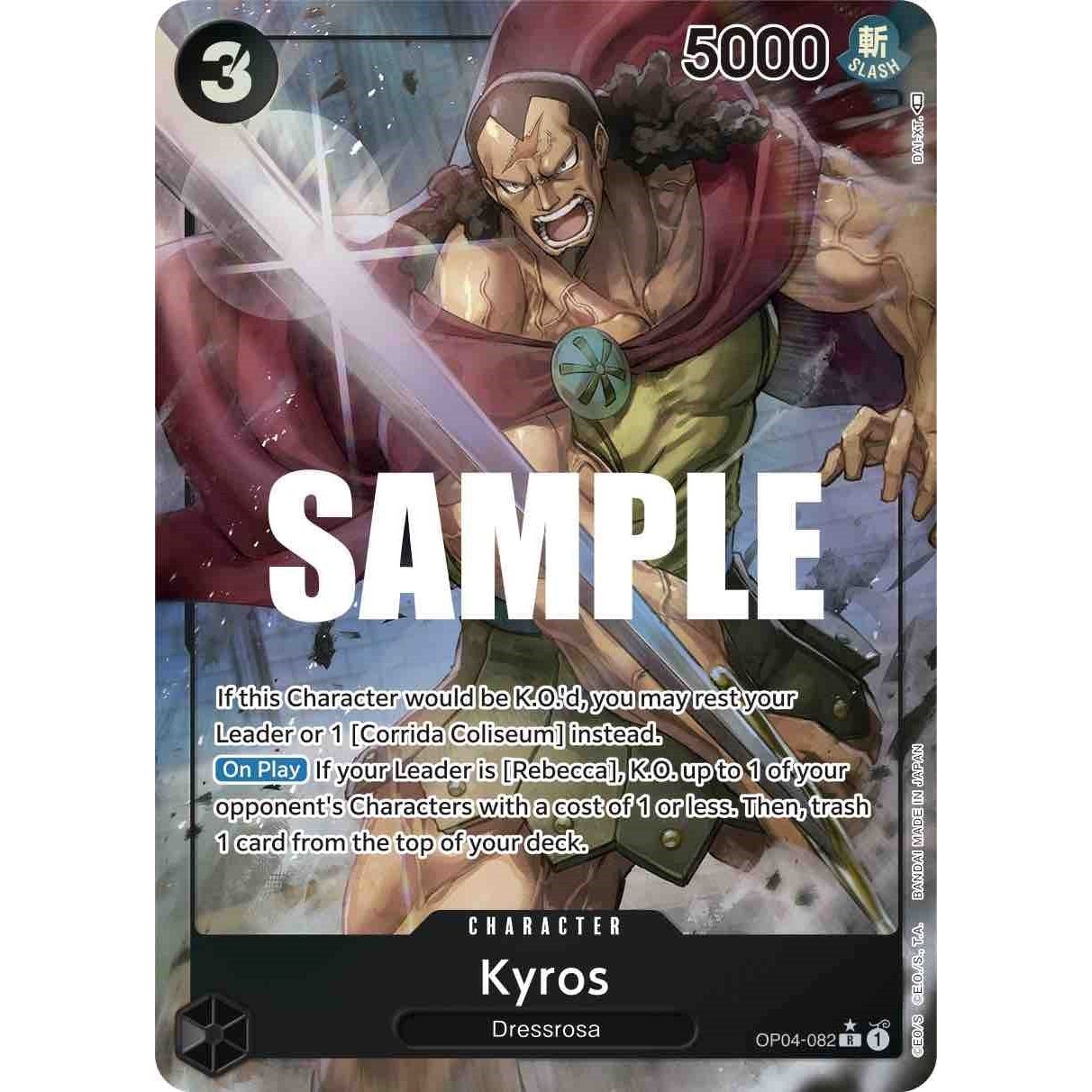 Image for Kyros (Alternate Art) (OP04-082) (OP04) - One Piece Card Game