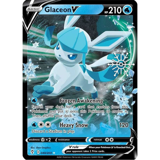 Image for Glaceon V - 040/203 (Holiday Calendar) (040/203) (MCAP) - Pokemon