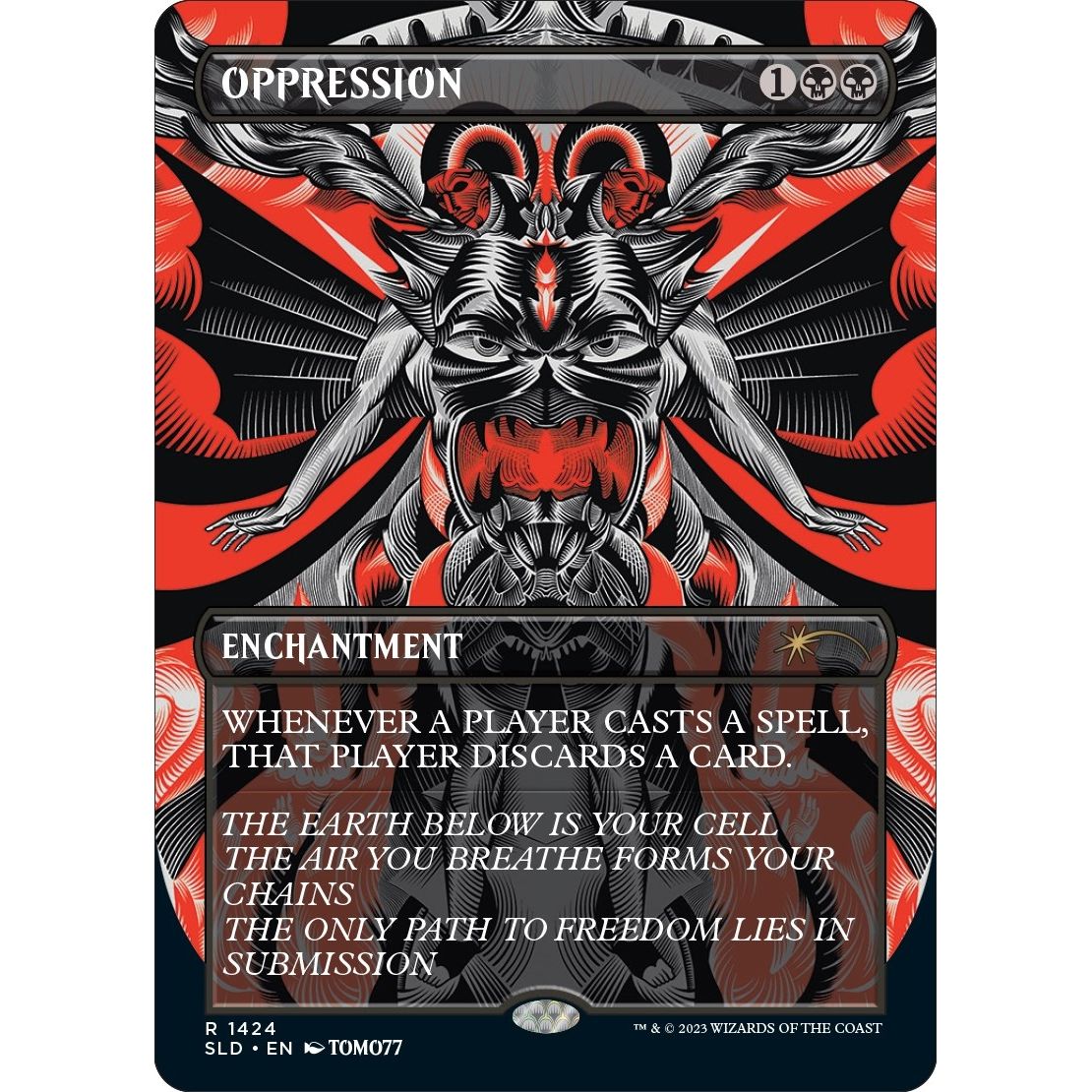 Image for Oppression (1424) (SLD) - Magic: The Gathering