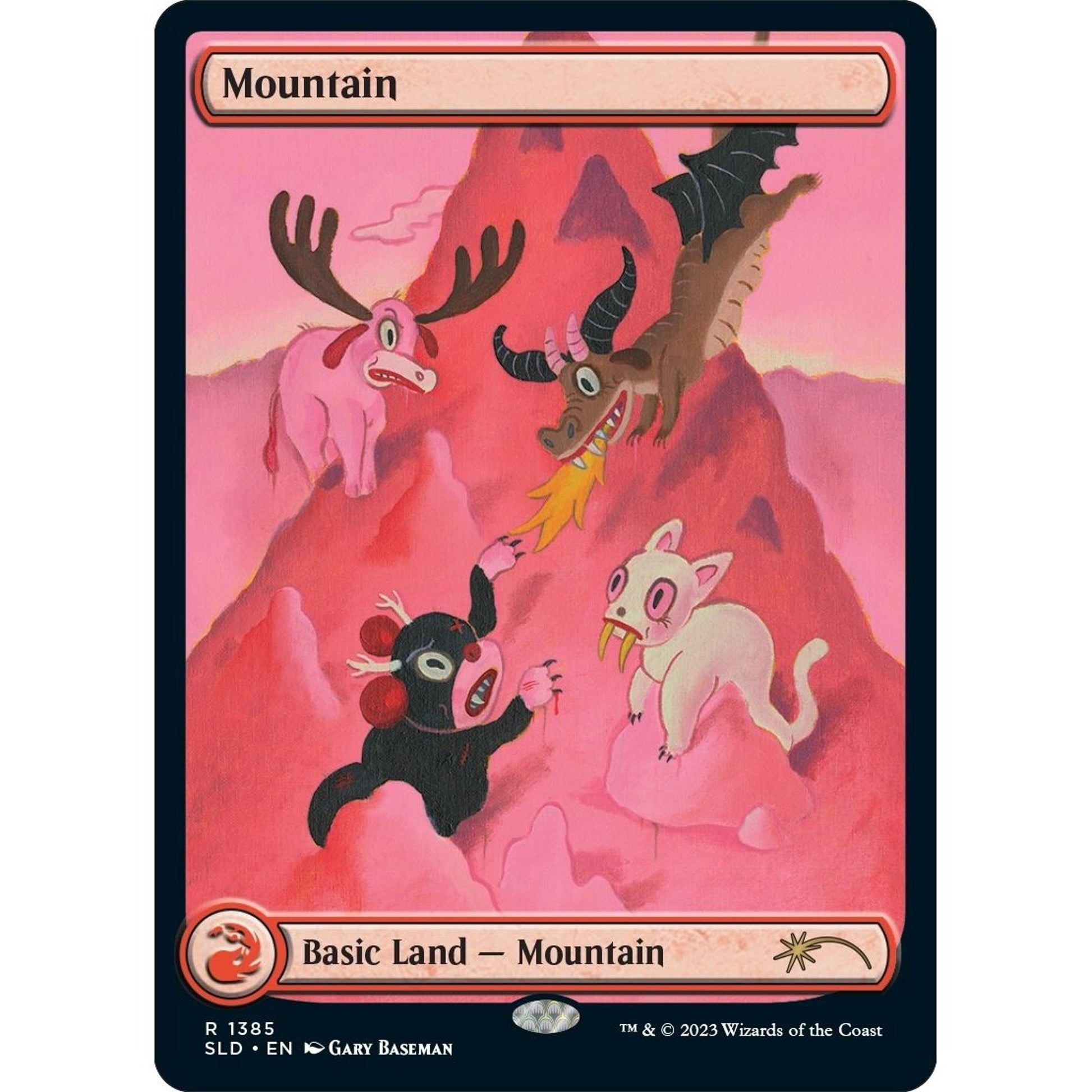Image for Mountain (1385) (1385) (SLD) - Magic: The Gathering
