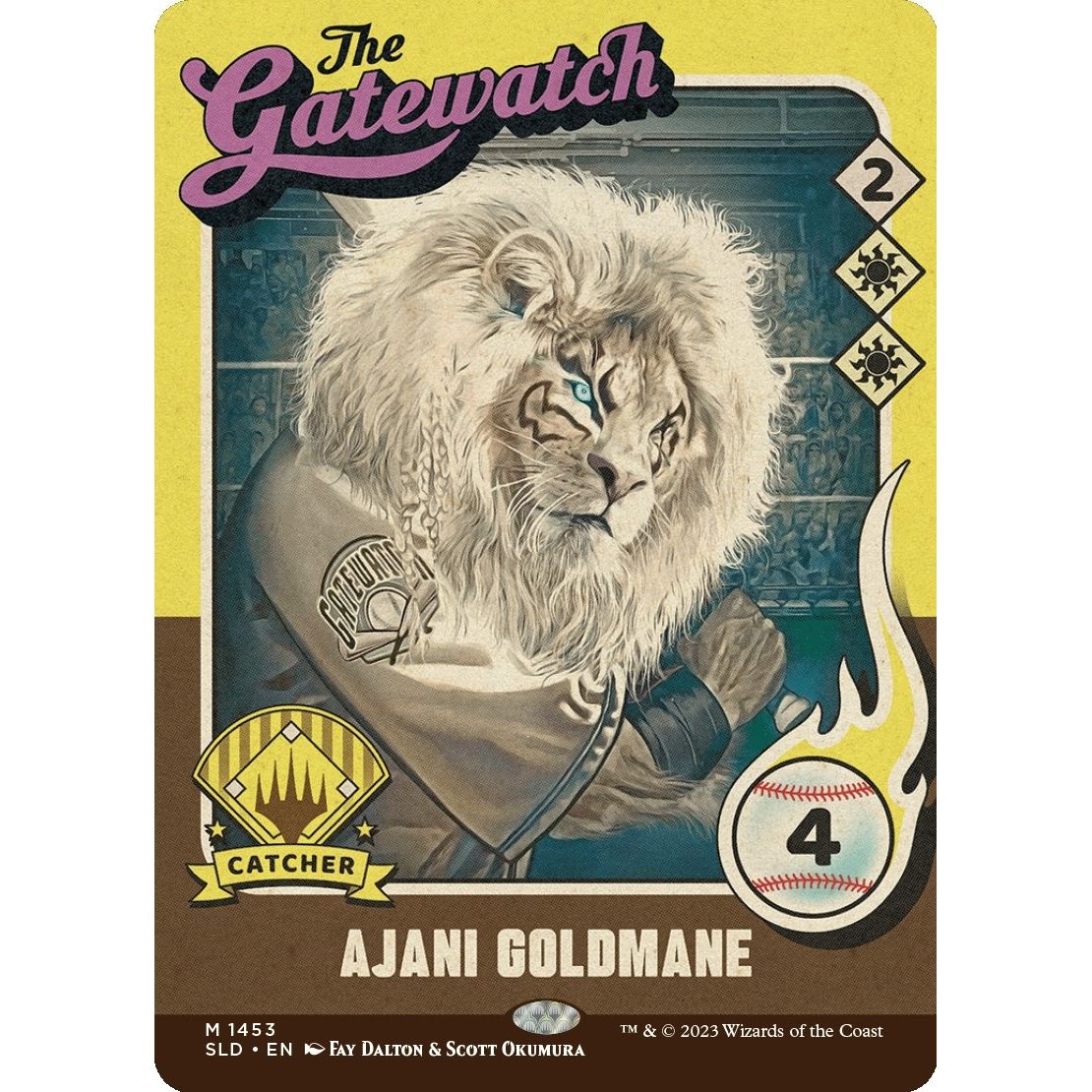 Image for Ajani Goldmane (1453) (1453) (SLD) - Magic: The Gathering