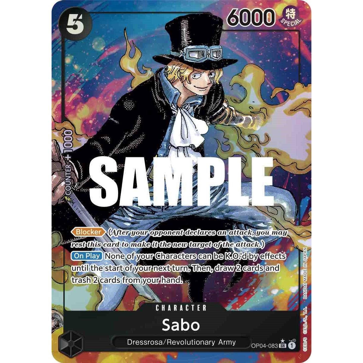 Image for Sabo (Alternate Art) (OP04-083) (OP04) - One Piece Card Game