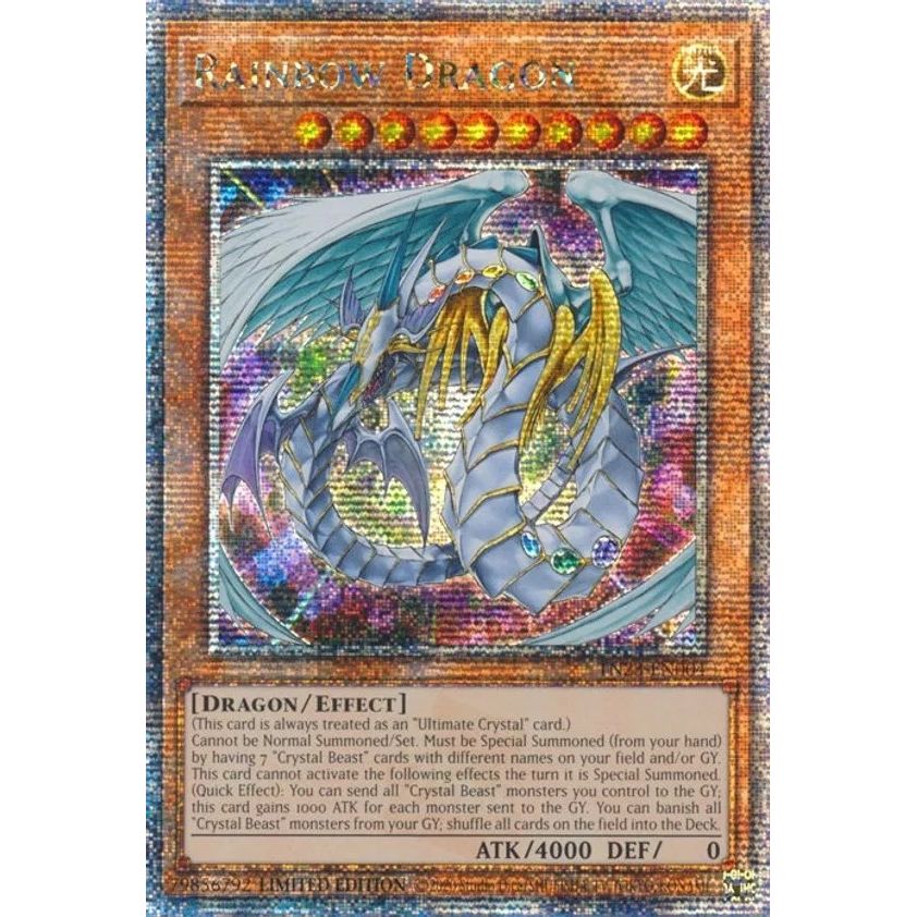 Image for Rainbow Dragon (Quarter Century Secret Rare) (TN23-EN004) (TN23) - YuGiOh