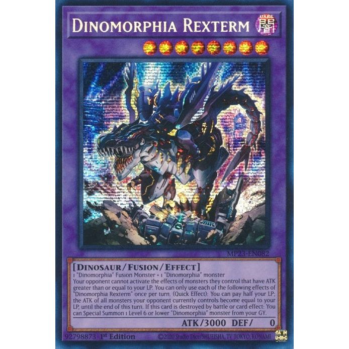 Image for Dinomorphia Rexterm (MP23-EN082) (MP23) - YuGiOh