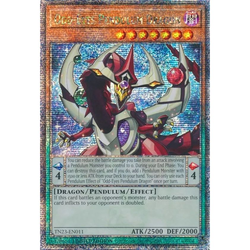 Image for Odd-Eyes Pendulum Dragon (Quarter Century Secret Rare) (TN23-EN011) (TN23) - YuGiOh