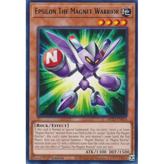 Image for Epsilon The Magnet Warrior (MP23-EN014) (MP23) - YuGiOh