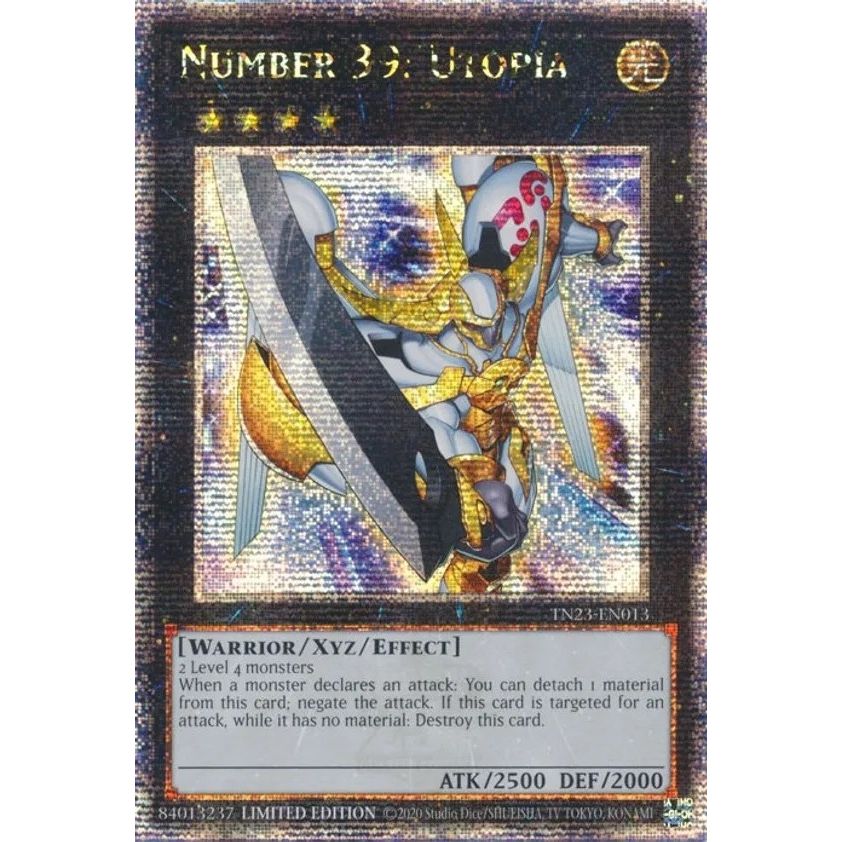 Image for Number 39: Utopia (Quarter Century Secret Rare) (TN23-EN013) (TN23) - YuGiOh