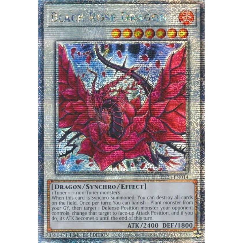 Image for Black Rose Dragon (Quarter Century Secret Rare) (TN23-EN014) (TN23) - YuGiOh