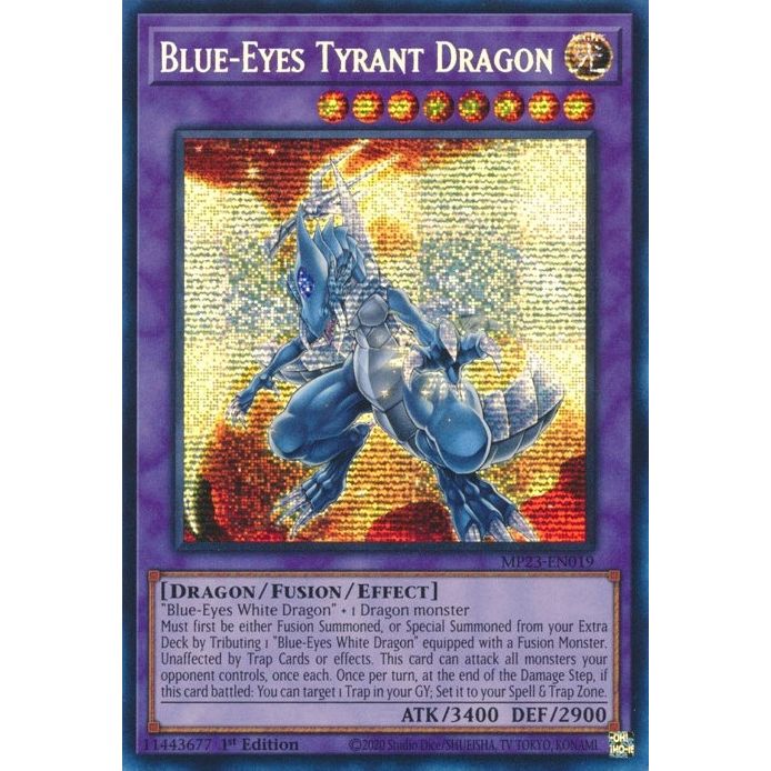 Image for Blue-Eyes Tyrant Dragon (MP23-EN019) (MP23) - YuGiOh