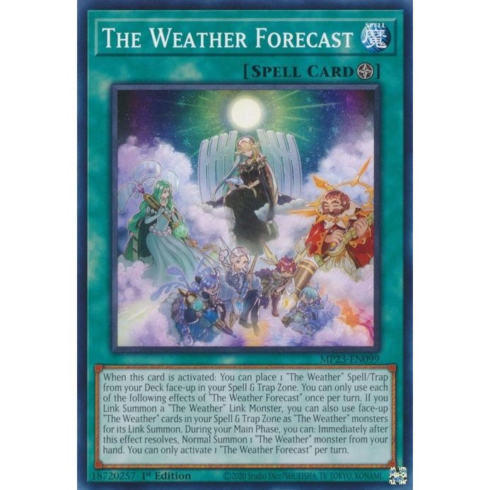 Image for The Weather Forecast (MP23-EN099) (MP23) - YuGiOh