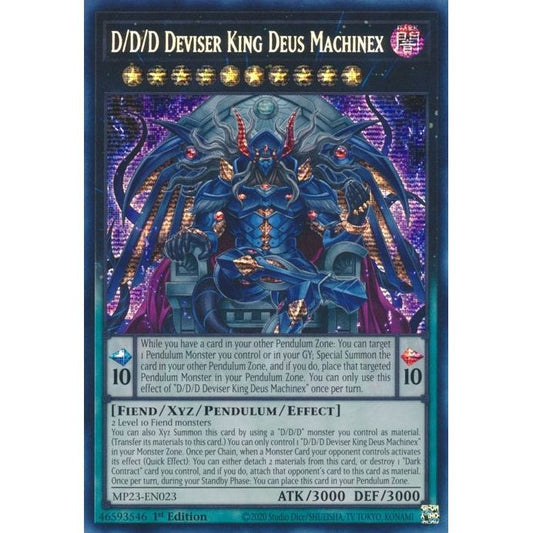 Image for D/D/D Deviser King Deus Machinex (MP23-EN023) (MP23) - YuGiOh